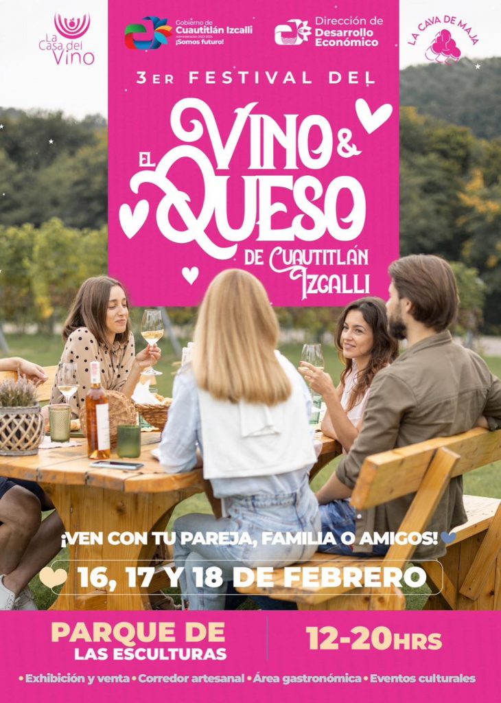 2024 Febrero 16-18 Vino y Queso de Cuautitlan Izcalli Parque de las Esculturas